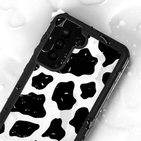 Cow Print Galaxy S24 Plus Waterproof Case